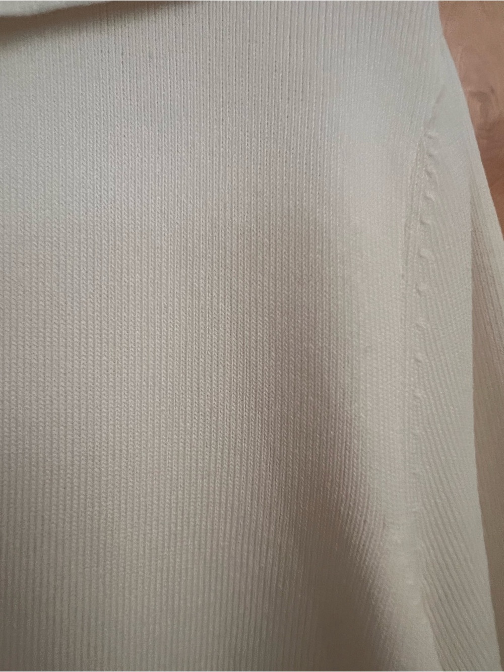 Talbots Cream Button-Front Collared Knit Cardigan Medium - Picture 5 of 8